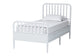 Baxton Studio Lucera 3-Piece Bedroom Set, Twin, White