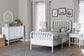 Baxton Studio Lucera 4-Piece Bedroom Set, Twin, White