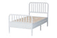 Baxton Studio Lucera 6-Drawer Platform Bed with Bobbin Frame, Twin, White