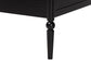 Baxton Studio Lucera 4-Piece Bedroom Set, Twin, Black