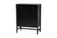 Baxton Studio Lucera 5-Piece Bedroom Set, Twin, Black