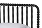 Baxton Studio Lucera 6-Drawer Platform Bed with Bobbin Frame, Twin, Black