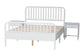 Baxton Studio Lucera 3-Piece Bedroom Set, Full, White