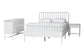 Baxton Studio Lucera 4-Piece Bedroom Set, Full, White