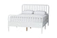 Baxton Studio Lucera 4-Piece Bedroom Set, Full, White