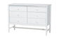 Baxton Studio Lucera 4-Piece Bedroom Set, Full, White