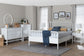 Baxton Studio Lucera 5-Piece Bedroom Set, Queen, White