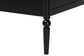 Baxton Studio Lucera 4-Piece Bedroom Set, Full, Black