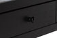 Baxton Studio Lucera 4-Piece Bedroom Set, Full, Black