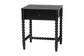 Baxton Studio Lucera 5-Piece Bedroom Set, Full, Black