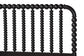 Baxton Studio Lucera 6-Drawer Platform Bed with Bobbin Frame, Full, Black