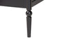 Baxton Studio Lucera 6-Drawer Platform Bed with Bobbin Frame, Full, Black