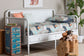 Baxton Studio Lucera 3-Drawer Daybed with Bobbin Frame, Twin, White
