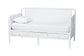 Baxton Studio Lucera 3-Drawer Daybed with Bobbin Frame, Twin, White