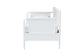 Baxton Studio Lucera 3-Drawer Daybed with Bobbin Frame, Twin, White