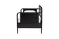 Baxton Studio Lucera 3-Drawer Daybed with Bobbin Frame, Twin, Black