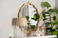 bali & pari Rasida Natural Rattan Scalloped Wall Mirror - Decorative Hand Wrapped Wicker Accent Mirror