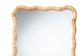 bali & pari Rasida Scalloped Natural Rattan Wall Mirror, Rectangle