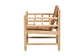 bali & pari Dolores Woven Seagrass Armchair with Bobbin Frame