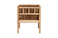 bali & pari Dolores Woven Seagrass Armchair with Bobbin Frame