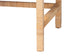 bali & pari Kalimantan Natural Rattan Desk with Three Drawers
