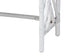 bali & pari Lindie Natural Rattan Writing Desk with Two Drawers, White