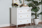 bali & pari Lucia Mahogany Wood 3-Drawer Chest with Bamboo Motif