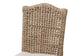 bali & pari Nitya Natural Rattan and Seagrass Camelback 2-Piece Dining Chair Set