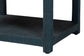 bali & pari Nata Grasscloth Nightstand with Drawer and Open Shelf, Indigo
