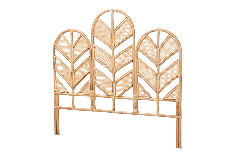 bali & pari Liang Natural Rattan Freestanding Headboard, King