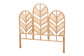 bali & pari Liang Natural Rattan Freestanding Headboard, King