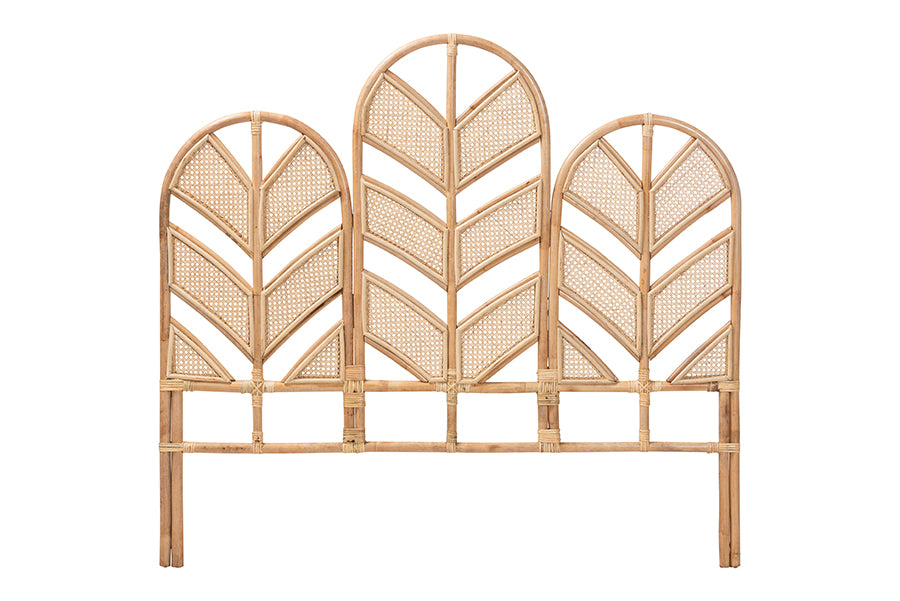 bali & pari Liang Natural Rattan Freestanding Headboard, King