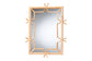 bali & pari Jasani Geometric Natural Rattan Frame Wall Mirror