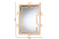 bali & pari Jasani Geometric Natural Rattan Frame Wall Mirror