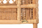 bali & pari Harini Natural Rattan Standalone Headboard - Handwoven Wicker Panel Headboard with Lattice Panel, Queen