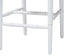 bali & pari Boone Counter Stool with Chinoiserie Design, White