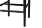 bali & pari Boone Counter Stool with Chinoiserie Design, Black