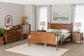 Baxton Studio Danette Bobbin Wood 5-Piece Bedroom Set, Queen
