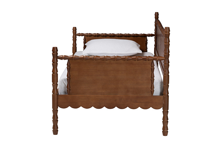 Baxton Studio Danette Bobbin Wood Daybed, Twin