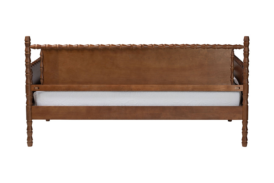 Baxton Studio Danette Bobbin Wood Daybed, Twin