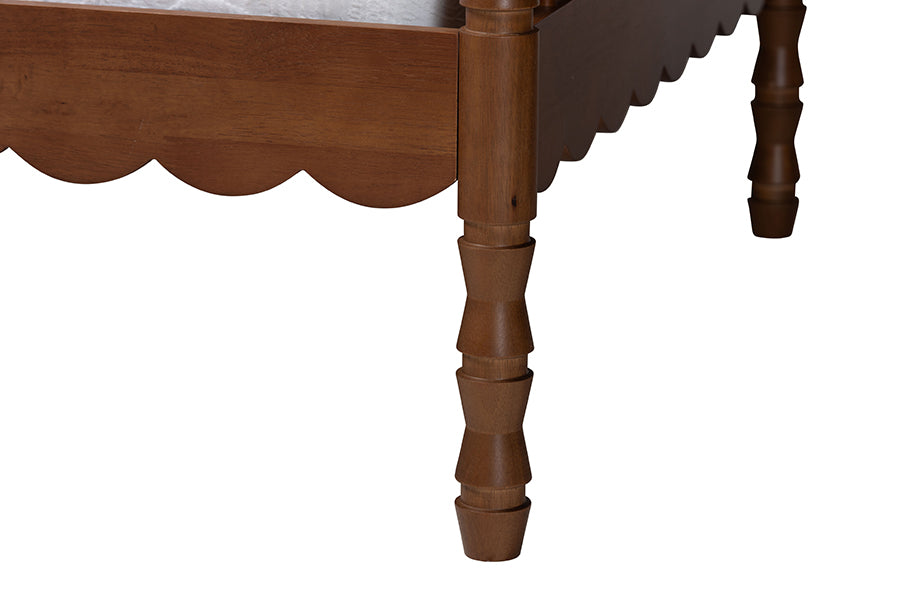 Baxton Studio Danette Bobbin Wood Daybed, Twin