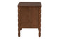 Baxton Studio Danette Bobbin Wood 2-Drawer Nightstand