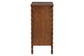 Baxton Studio Danette Bobbin Wood 4-Drawer Chest