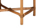 bali & pari Adonia Natural Rattan Accent Bench with Cushioned Seat