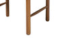 bali & pari Elvera Woven Seagrass and Mahogany Wood Dining Chair