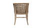 bali & pari Vellon Woven Seagrass and White Wash Mahogany Wood Dining Chair