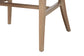 bali & pari Vellon Woven Seagrass and White Wash Mahogany Wood Dining Chair