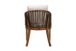 bali & pari Varen Seagrass and Mahogany Wood Dining Chair