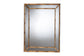 Baxton Studio Adeliza Accent Wall Mirror with Bamboo Inspired Frame