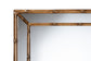 Baxton Studio Adeliza Accent Wall Mirror with Bamboo Inspired Frame